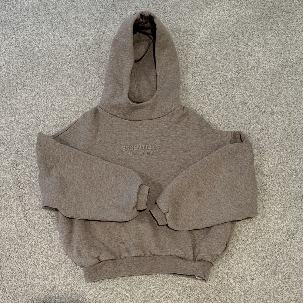 Fear of God Essentials Brown Hoodie